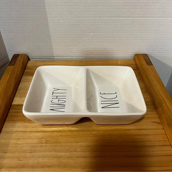Rae Dunn Naughty and Nice Serving Dish - Picture 6 of 8